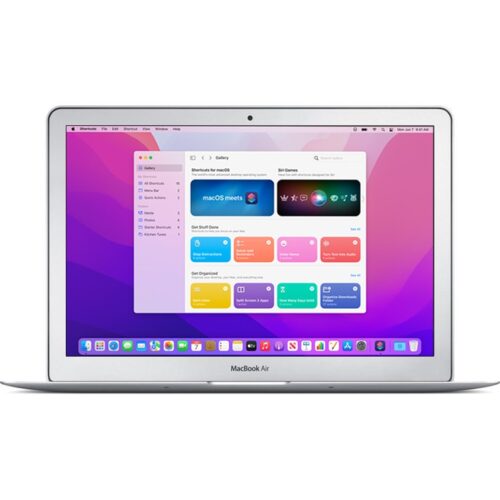 Apple MacBook Air (2017) SSD 256 GB, 13,3″, Potente Core i5, 8 GB RAM, macOS Monterey – Teclado Inglés (US)